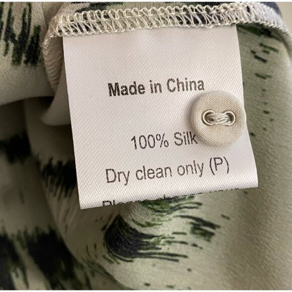 NEW BEC & BRIDGE Longline Riptide Green Ombre Silk Top Size Small - Picture 8 of 8